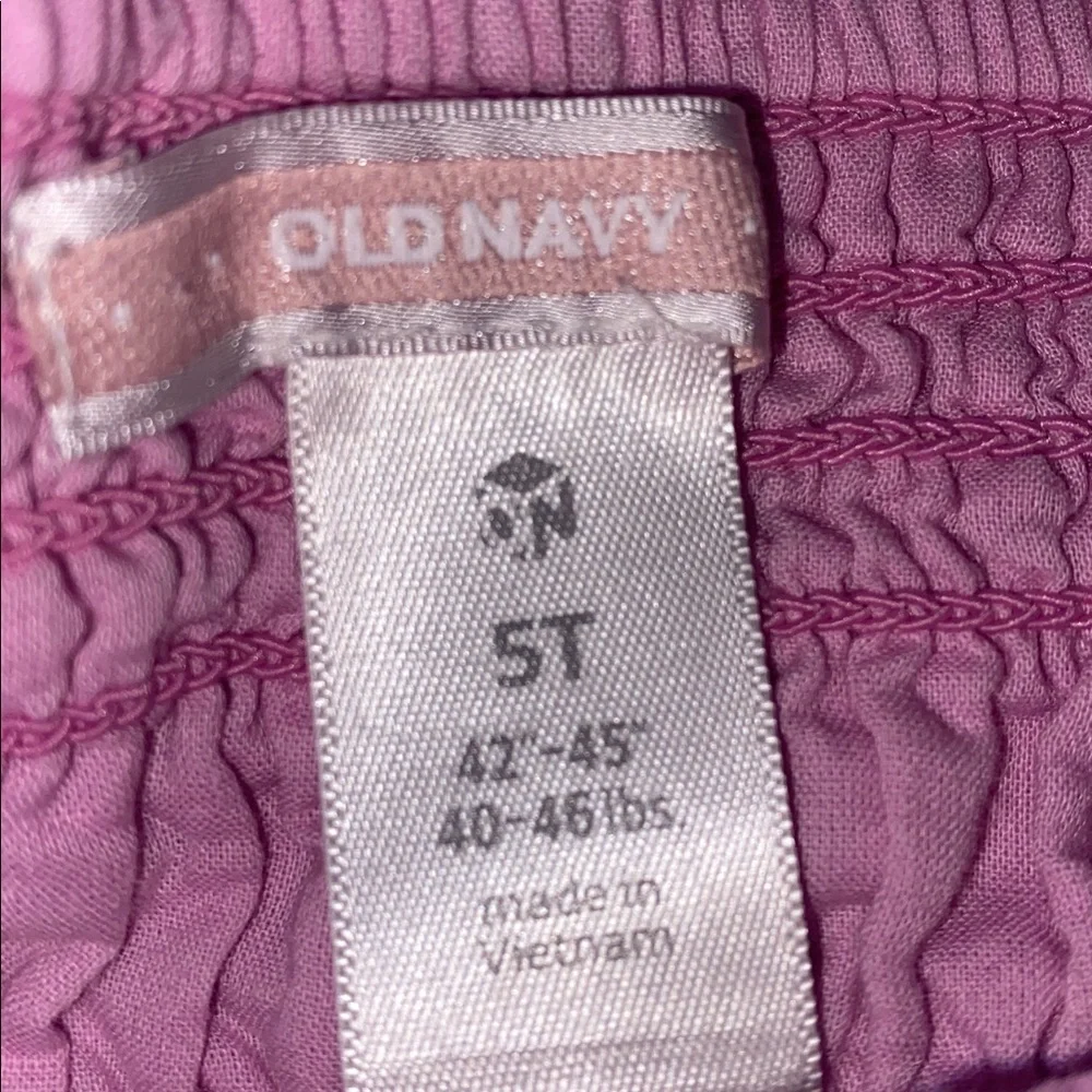 Old Navy Pink Eyelet Ruffle Sundress